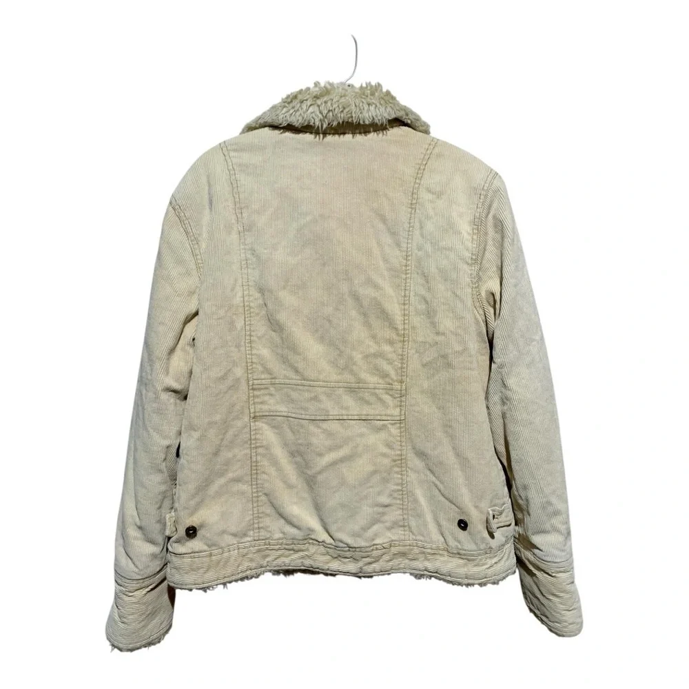 Women’s Vintage Y2K New York Classics Corduroy Trucker-Sherpa Jacket